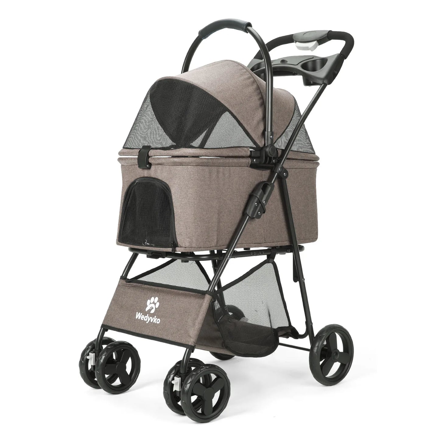 Luxury 3-in-1 Pet Travel Stroller β Removable Carrier, Waterproof & All-Terrain Design