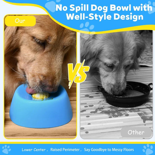 Slow Feeder Dog Bowl – Non-Slip Lick Bowl for Yogurt, Broth & Treats