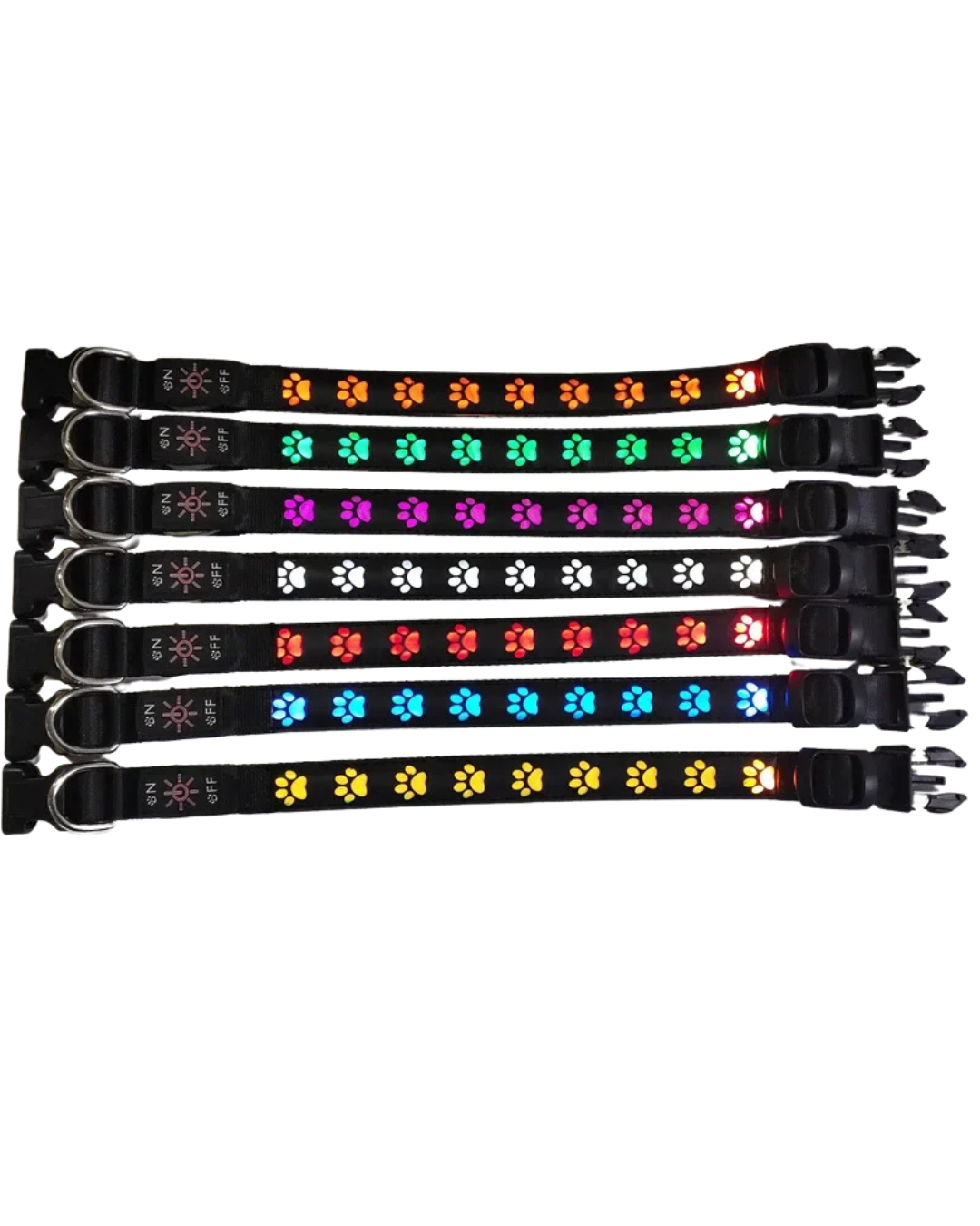 GlowPaw™ LED Dog Collar – Light-Up Safety Collar for Night Walks