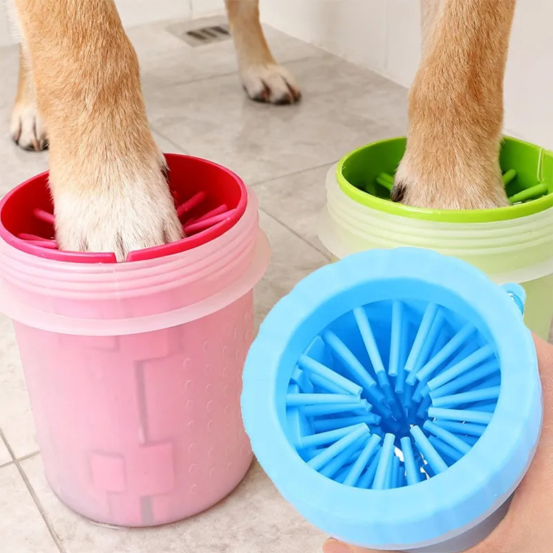 PawFresh™ Portable Dog Paw Cleaner Cup – Soft Silicone Pet Foot Washer