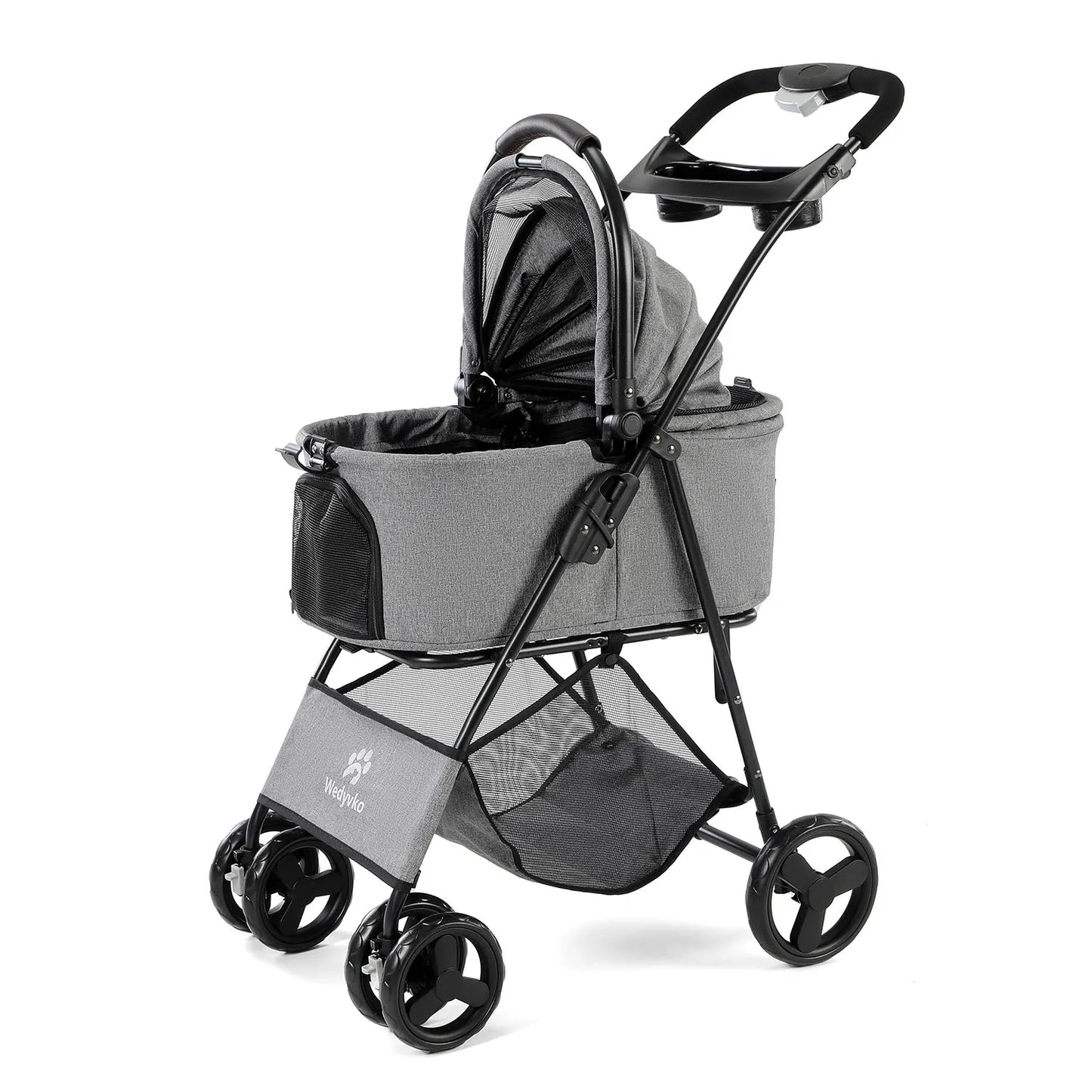 Luxury 3-in-1 Pet Travel Stroller – Removable Carrier, Waterproof & All-Terrain Design