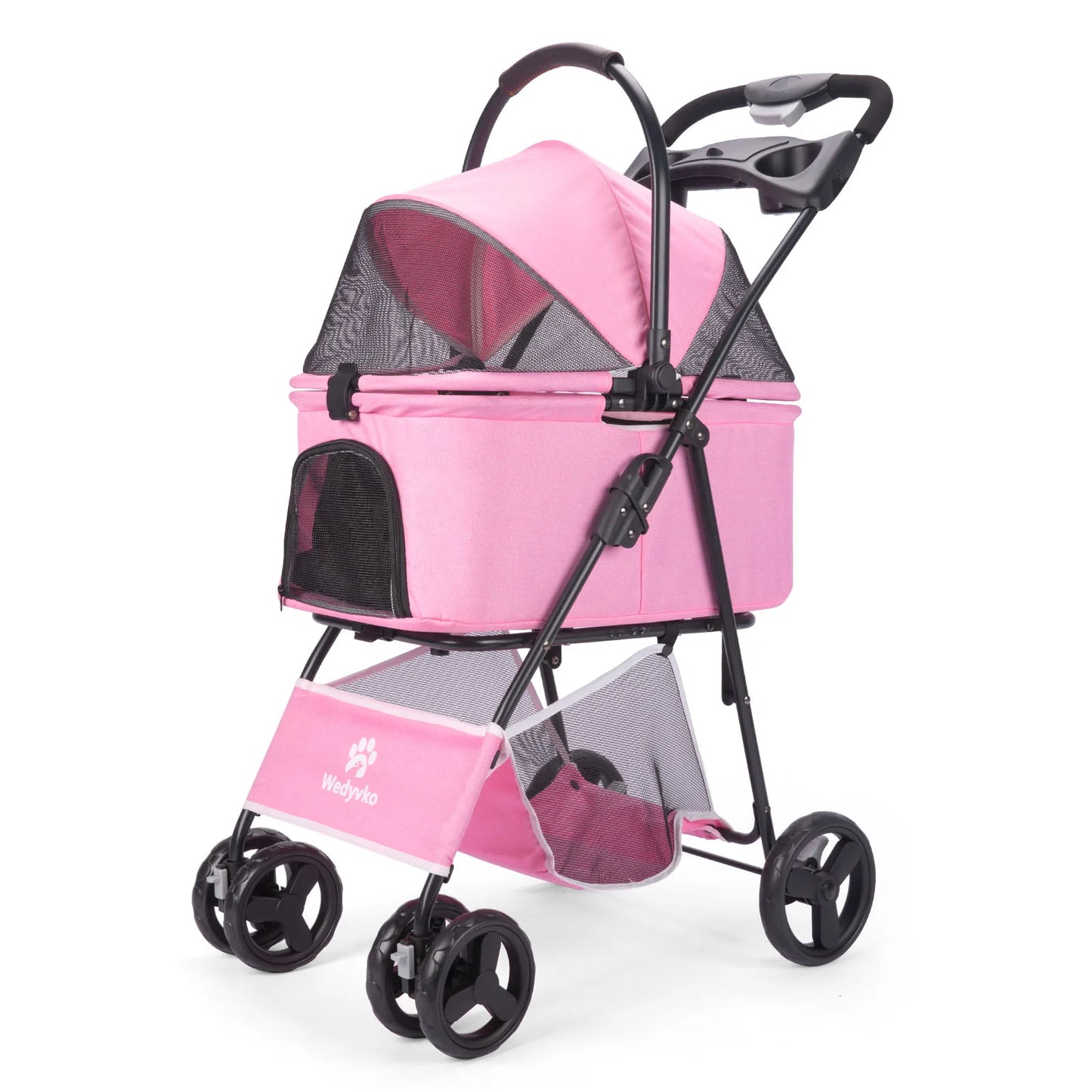 Luxury 3-in-1 Pet Travel Stroller – Removable Carrier, Waterproof & All-Terrain Design